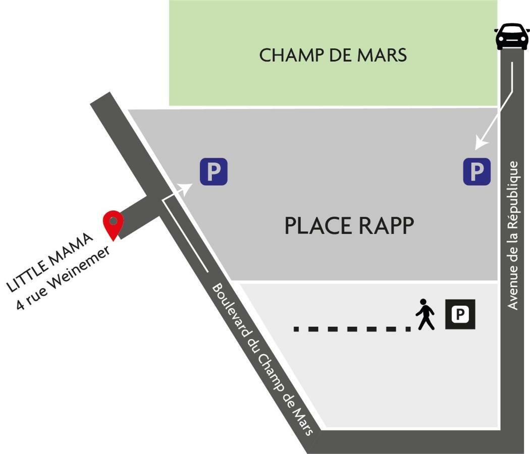 Little Mama 80 Meters From Public Parking Rapp Apartment Колмар Екстериор снимка